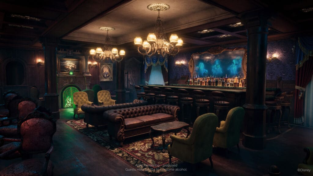 Haunted Mansion Parlor Details