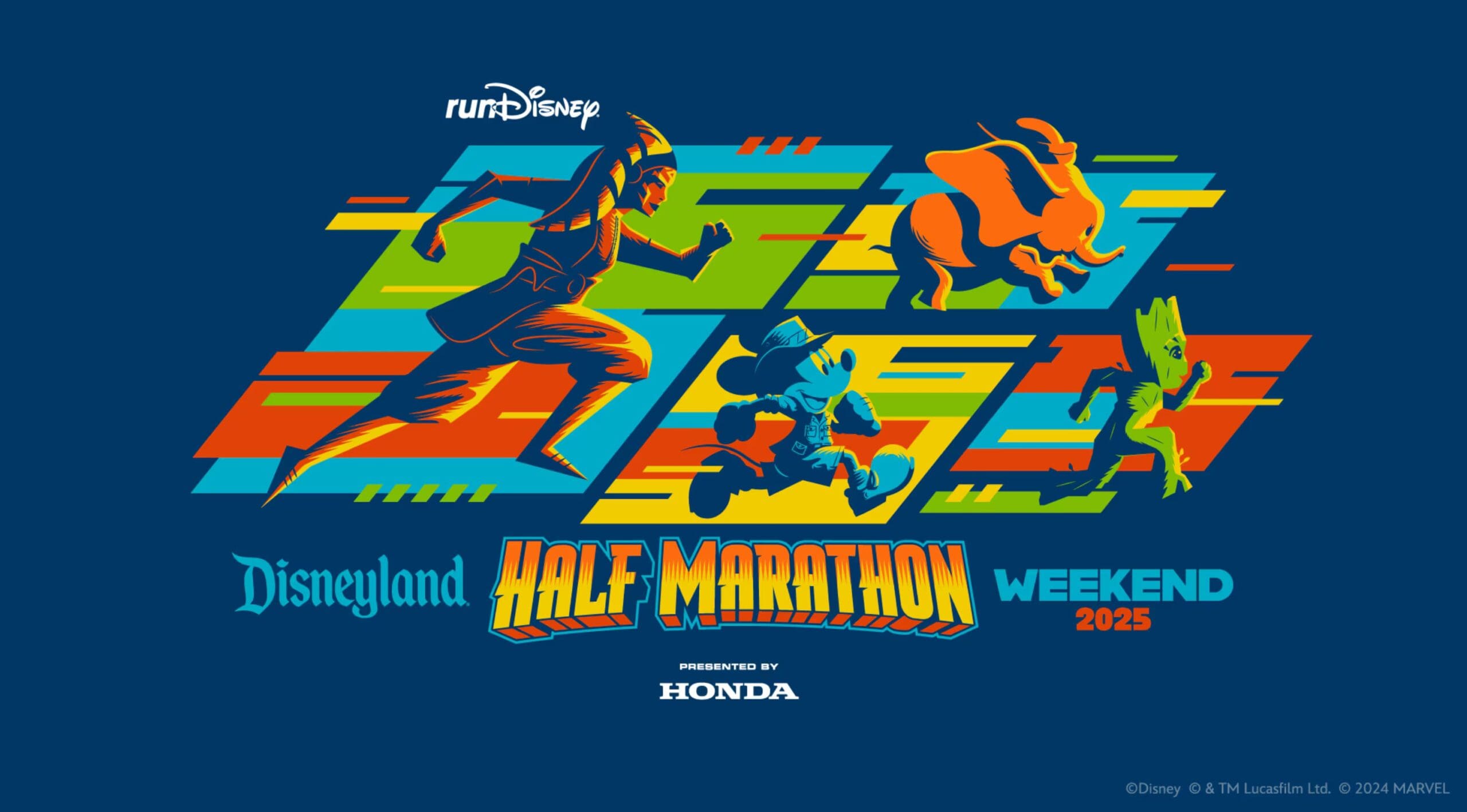 First Look at runDisney 2025 Disneyland Half Marathon Weekend Themes!